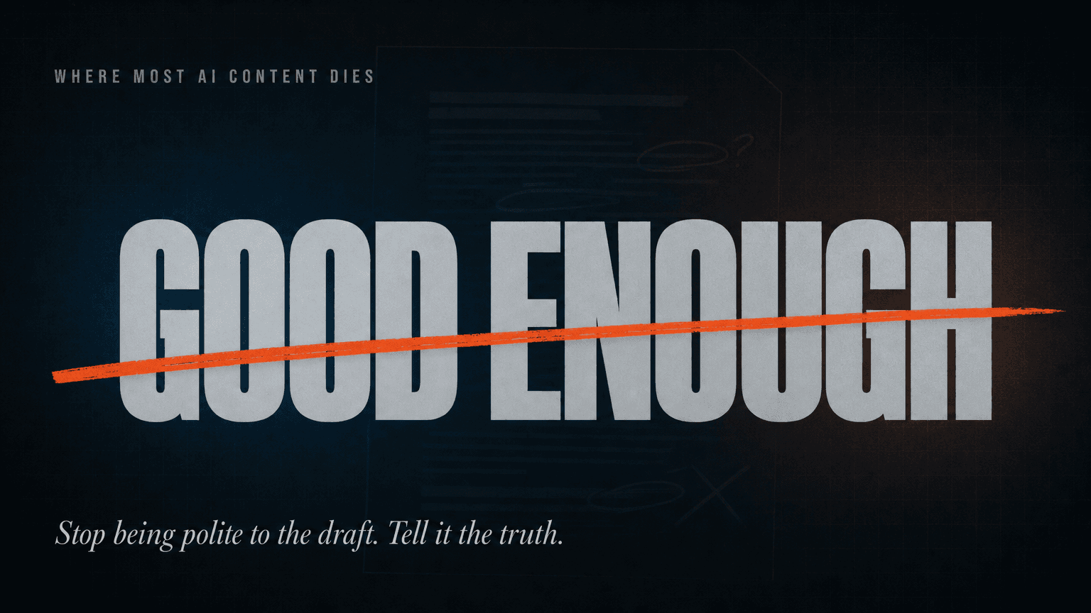 AI Content Has No Soul Unless You Put It There