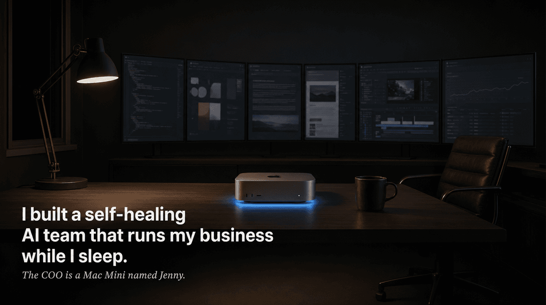 I Built a Self-Healing AI Team That Runs My Business While I Sleep